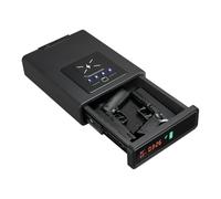 VEVOR Cassaforte per Armi Pistole 3 Modi di Accesso Capienza 2 Pistole Nero