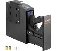 VEVOR Cassaforte Domestico per Pistole Biometrica a Triplo Sblocco 25,5x9,5x32cm