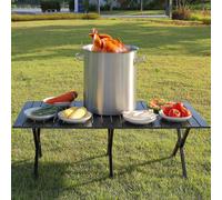 VEVOR Casseruola di Minestre per Catering Forno Olandese da 39,7 L con Coperchio e Manico Diametro 35 cm Altezza 41 cm, Pentola Grande in Acciaio Inossidabile per Ristoranti Eventi Cucina Commerciale