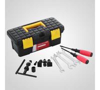 VEVOR Cassetta degli attrezzi per mini tornio in metallo e mini fresatrice 500w 250mm