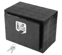 VEVOR Cassetta porta attrezzi per camion autocarro sottoscocca, Cassetta degli attrezzi 46x32x36cm, Scatola portaoggetti per pick-up, Lega di alluminio, Cassetta porta attrezzi carico 20 kg