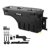VEVOR Cassetta Portaoggetti in ABS 25L con Serratura per Camion Carico max. 34kg
