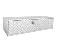 VEVOR Cassetta portaoggetti sottoscocca per camion pick-up 60"x24"x24", cassetta in alluminio resistente con serratura e chiavi, per rimorchio con maniglia a T per camion, furgone, rimorchio