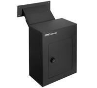 VEVOR Cassetta Postale da Muro 330 x 178 x 430 mm Serratura a Combinazione Nero