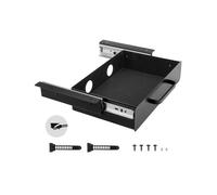 VEVOR Cassetto Estraibile Sotto Scrivania 330,2 mm, Cassetto Montato Sotto Scrivania, Organizer Nascosto per Riporre gli Oggetti, Cassetto Portapenne Sotto Tavolo Singolo Livello 385 x 230 x 76 mm