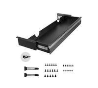 VEVOR Cassetto Estraibile Sotto Scrivania 840 x 240 x 107 mm Organizzatore Nascosto per Riporre Oggetti sulla Scrivania, Cassetto Portapenne Sotto Tavolo per Postazioni di Lavoro da Ufficio, Nero
