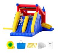 VEVOR Castello Gonfiabile Scivolo Gonfiabile Castello di Salto 465x260x235 cm