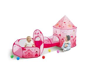 VEVOR Castello pop-up tenda da gioco e tunnel per bambini con custodia