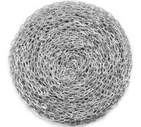 VEVOR Catena a maglie in acciaio al carbonio zincato, 5,1 mm x 76,2 m, Capacità di carico 498kg, Due connettori rapidi, Catena per traino, Sospensione, Campeggio, Catena per Traino Movimentazione