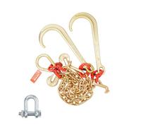 VEVOR Flangia Catena V Gancio Traino JT Gancio Presa G80 10mm x 60cm 7074kg