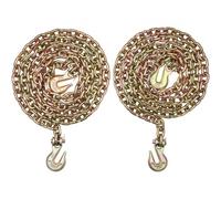 VEVOR Catena da traino G80 Ganci 8 mm x 316 cm Confezione da 2 2,22 tonnellate