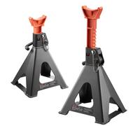 VEVOR Cavalletti di Sollevamento Capacità 6 Tonnellate, Altezza Regolabile da 370 a 580 mm, Robusti Cavalletti di Sollevamento in Acciaio con Doppio Bloccaggio, per Camper, Piccoli Camion