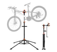 VEVOR Cavalletto da Officina Pieghevole per Biciclette Portata max.36,3 kg, Cavalletto Riparazione Biciclette Altezza Regolabile, Cavalletto per Bicicletta Morsetto Girevole 360°, Cavalletto per Bici