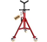 VEVOR Cavalletto per Tubi，400kg Supporto Basamento del Treppiedi, Altezza 50,5-93,5 cm Supporto Professionale Treppiede, Cavalletto per Tubi con Supporto a V per Tubi 0,32-30,48 cm, Cavalletto Bici