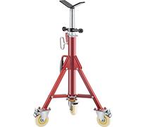 VEVOR Cavalletto per Tubi, 400kg Supporto Basamento del Treppiedi, Altezza 71-131 cm Supporto Professionale Treppiede, Cavalletto per Tubi con Supporto a V per Tubi 0,32-30,48 cm, Cavalletto Tubi