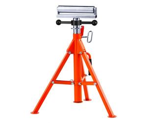 VEVOR Cavalletto Portatubi Capacità di Carico max. 1134kg Supporto a Rulli Pieghevole Altezza Regolabile 700-1320 mm in Acciaio 45# con Base Stabile per Accogliere Tubi Pannelli Diametro Fino a 305mm
