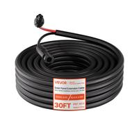 VEVOR Cavo di Prolunga per Pannello Solare Cavo per Modulo Pannello Solare 6 mm² Prolunga con Connettori MC4 9,14 m per Uso Esterno Auto Camper Guaina Protezione Ignifuga Impermeabile IP67 1500 V CC