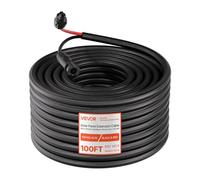 VEVOR Cavo di Prolunga per Pannello Solare Lunghezza 30,48 m Calibro 10 AWG, Cavo per Sistema Fotovoltaico con Guiana Protettiva Ignifuga Impermeabile IP67 Prolunga con Connettore per Camper Barche