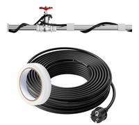 VEVOR Cavo Riscaldante per Tubi Autoregolante Lunghezza 36,6m 16,4 W/m per Tubi Termostato Integrato, Cavo Riscaldante per Tubi Acqua Protezione Tubi in PVC, Tubi in Metallo Plastica dal Congelamento
