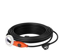 VEVOR Cavo Riscaldante per Tubi Lunghezza da 9m 23 W/m per Tubi con Termostato Integrato, Cavo Riscaldante per Tubi dell'Acqua Protezione Tubi in PVC, Tubi in Metallo e Plastica dal Congelamento