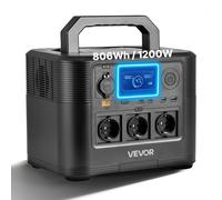 VEVOR Centrale Elettrica Portatile Generatore Solare 1200 W Stazione Elettrica B