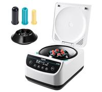 VEVOR Centrifuga da Laboratorio Elettrica 100-2100 xg RCF con Rotore per Provette da 2/5/10/15/50 ml, Velocità Regolabile da 500 a 4000 Giri/min, Bassa Rumorosità per Esperimenti di Laboratorio