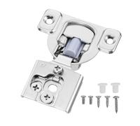 VEVOR Cerniere per Mobili, 50 Pezzi, Cerniere per Ante di Mobili da Cucina a Sovrapposizione Parziale, Apertura a 105° Cerniere per Mobili Nascoste con Chiusura Ammortizzata per Mobili con Telaio