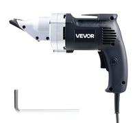 VEVOR Cesoia Elettrica per Metallo, Taglierina per Lamiera con Cavo da 4,0 A con Testa Girevole, Velocità Variabile, Taglio Continuo, per Acciaio Zincato 1,22 mm, Acciaio Inox 1 mm, 2500 giri/min