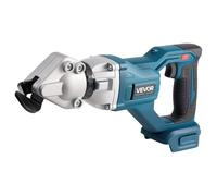 VEVOR Cesoia per Metallo, Taglierina per Lamiera Senza Fili con Testa Girevole, Doppie Lame, Velocità 25000 giri/min, Taglia Acciaio Zincato da 1,22 mm, Acciaio Inox da 1 mm, Plastica, Cartone