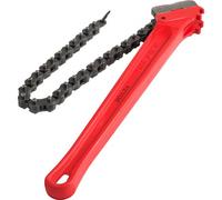 VEVOR Chiave a catena per tubi da 91 cm, Chiave a cricchetto in acciaio Catena da 76 cm Capacità 7,5