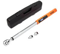 VEVOR Chiave dinamometrica digitale 1,27 cm (34-340 n.m), precisione di coppia ± 2%, chiave dinamometrica elettronica regolabile a 3 modalità con calibrazione del cicalino LED