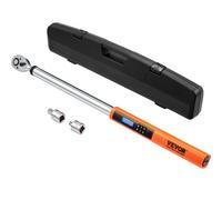 VEVOR Chiave Dinamometrica 1/2" Forza Torsione 34-340Nm Kit di Chiave Dinamometrica da Officina per Auto Moto Lettura Digitale Schermo LED Precisione ±2%, Kit di Chiave Torsiometrica 1/2" per Veicoli