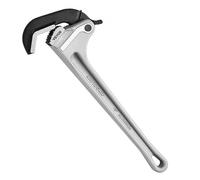 VEVOR Chiave per Tubi Dritta Alluminio 457 mm, Regolazione Automatica Ganascia, Chiave Idraulica Regolabile e Trasportabile, Design Appendibile Ergonomico, per Tubi, Riparazioni Automobilistiche