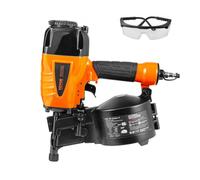 VEVOR Chiodatrice Pneumatica a Spirale 32-63 mm, Chiodatrice Pneumatica a Spirale 15° CN65, Regolazione Profondità Senza Attrezzi 70-120 PSI, Rivestimento, Copertura Pallet, Legno, Recinzione