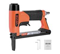 VEVOR Chiodatrice Pneumatica, per Tappezzeria Calibro 20 a Becco Lungo per Punti Metallici a Filo Sottile Serie 50, Corona da 12,8 mm, Caricamento 110 Pezzi, Spillatrice Pneumatica per Tappezzeria
