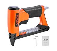 VEVOR Chiodatrice Pneumatica, per Tappezzeria Calibro 22 per Punti Metallici a Filo Sottile Serie 71, Corona da 9,5 mm, Caricamento Massimo di 180 Pezzi, Spillatrice Pneumatica per Tappezzeria