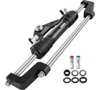 VEVOR Cilindro dello Sterzo Idraulico 300HP, Sterzo Idraulico Montaggio Frontale Kit Sterzo Idraulico Marino Fuoribordo Senza Tubo Idraulico e Timone per Sistema di Sterzo per Barche Fuoribordo