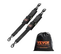 VEVOR Cinghie a Cricchetto Retrattili, 5,08 x 121,92 cm con Ganci di Sicurezza a S, 2 Pezzi Cinghie di Fissaggio a Cricchetto con Resistenza Rottura 680,4 kg, per Rimorchi, Veicoli, Barche