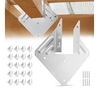 VEVOR Cinghie Antiuragano per Travi, Dimensioni Interne da 135 x 40 x 63 mm, Cinghie per Impieghi Gravosi, Staffe per Travi del Tetto e Costruzioni in Legno Installazione Facile, 25 Pezzi