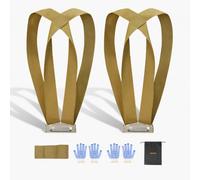 VEVOR Cinghie per Traslochi Supportano Fino a 453,6 kg Sistema di Sollevamento e Spostamento per 2 Persone con 2 Cinghie di Imbracatura e 1 Cinghia Portante, per Spostare Mobili Elettrodomestici