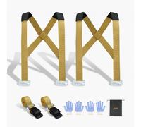 VEVOR Cinghie per Traslochi Supportano Fino a 453,6 kg Sistema di Sollevamento e Spostamento per Persone con 2 Cinghie di Imbracatura e 2 Cinghie Portanti, per Spostare Mobili, Elettrodomestici