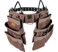 VEVOR Cintura porta attrezzi, regolabile da 81 cm a 137 cm, borsa per attrezzi resistente da uomo, borsa per attrezzi staccabile per elettricista, falegname, tuttofare, falegname, edilizia,