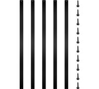 VEVOR Colonnine per ponte in metallo set di 16 ringhiere lega alluminio 75 cm
