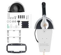 VEVOR Comando acceleratore per Barca, Scatola telecomando fuoribordo montata, Scatola ingranaggi comando acceleratore marino con interruttore Power Trim