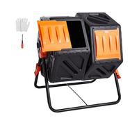 VEVOR Compostiera da Giardino Rotativa Bidone per Compost 140L 40kg Giardinaggio