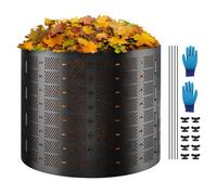 VEVOR Compostiere da Giardino 1000L ca. Contenitore per Compost da Esterni in
