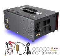 VEVOR Compressore Aria PCP ad Alta Pressione 4500Psi, Pompa ad Aria Compressa 220V DC / 12V AC Potenza 300W con Arresto Automatico per Carabine PCP, Pistole ad Aria Compressa, Pistole per Paintball