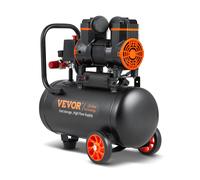VEVOR Compressore Aria Portatile Secco 900W Serbatoio 18L 70dB Velocità 2800RPM