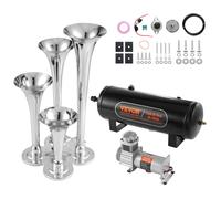 VEVOR Compressore d'Aria 12V Serbatoio 10L Sistema Compressione Tromba 120 PSI