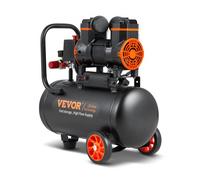 VEVOR Compressore Aria Portatile Secco 900W Serbatoio 18L 70dB Velocità 2800RPM